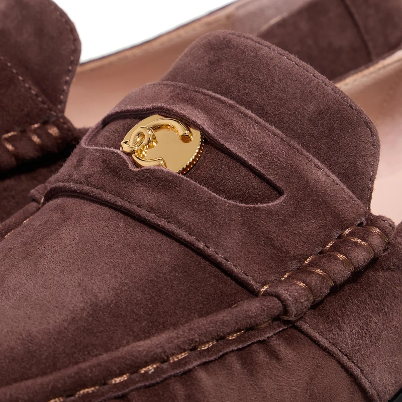 Coccinelle Loafer C-Penny Loafer Suede Brunette(Image 4)