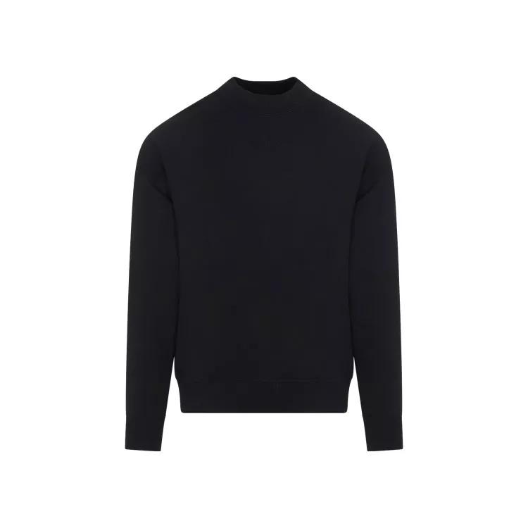 Jil Sander - Black Cotton Sweatshirt - Größe L - black