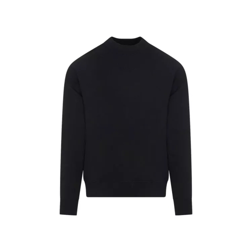 Jil Sander Black Cotton Sweatshirt Black 