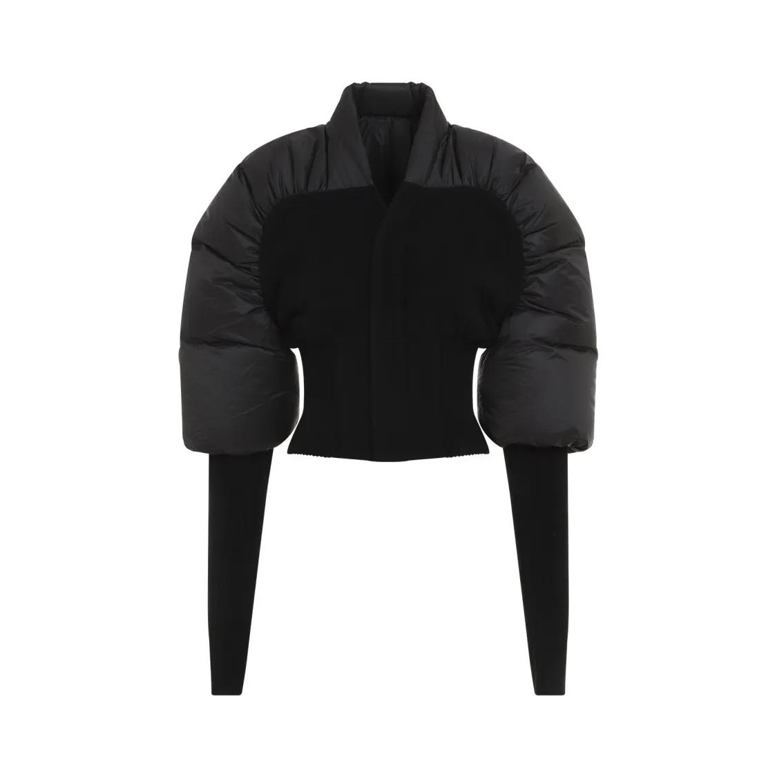 Rick Owens - Duvetina Black Polyamide Coat - Größe 40 - schwarz