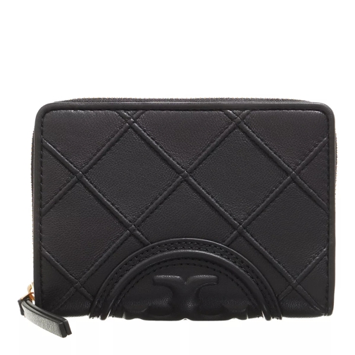 Tory Burch Fleming Soft Bi-fold Wallet Black Bi-Fold Portemonnaie