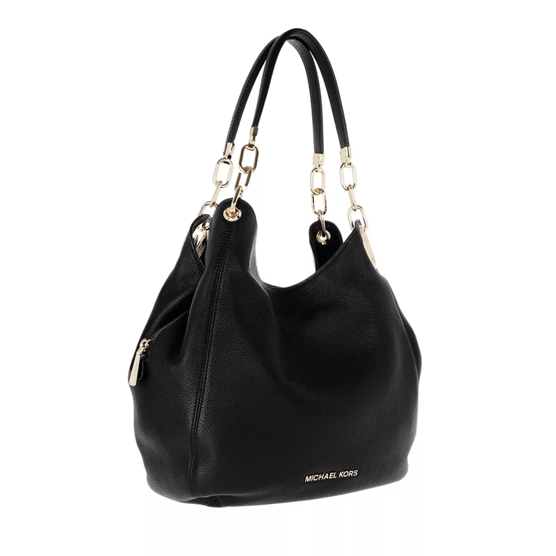 MICHAEL Michael Kors Tote Lg Chain Shldr Tote Black(Image 3)