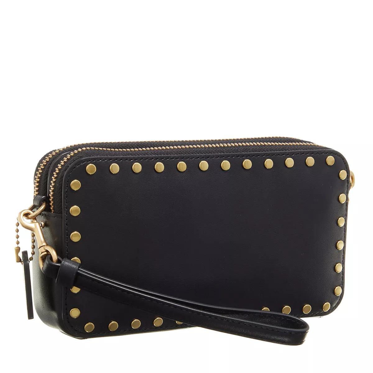 Coach Crossbody bags Smooth Leather With Rivets Kira Crossbody in zwart