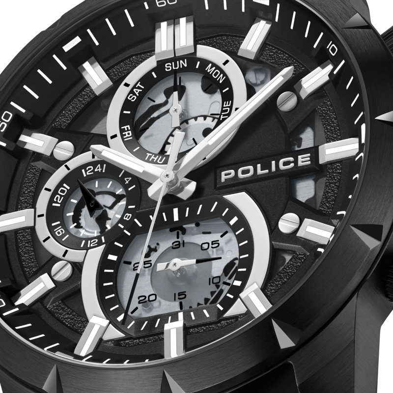 Police Automatikuhr Quarzuhr Neist schwarz(Image 4)
