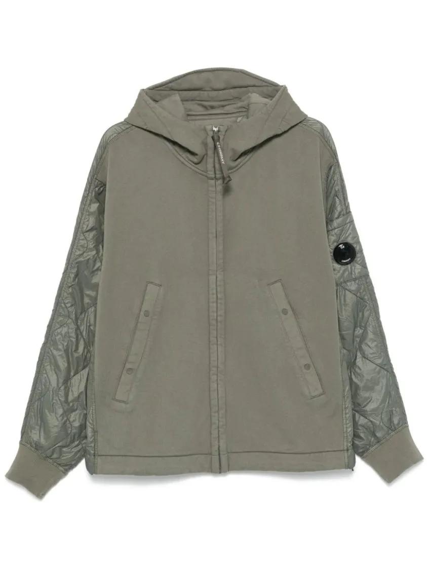 CP Company - Green Hooded Jacket - Größe L - grün