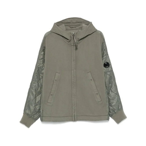 CP Company Green Hooded Jacket Green Giacca di transizione