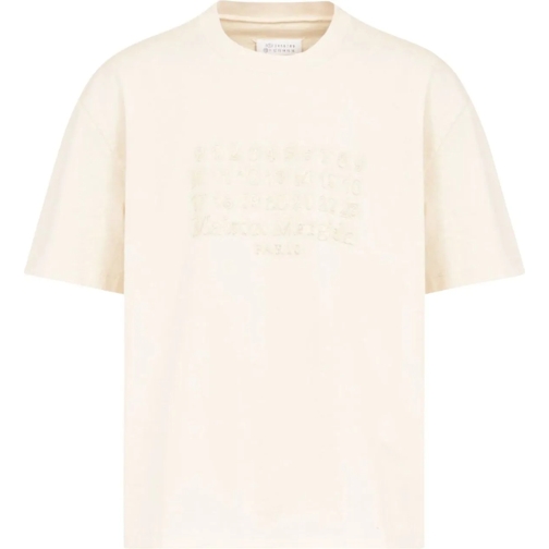 Maison Margiela T-shirts Numbers T-shirt Beige beige