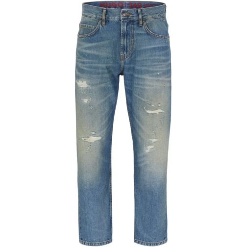 Hugo  340 Vintage Wash Jeans blau