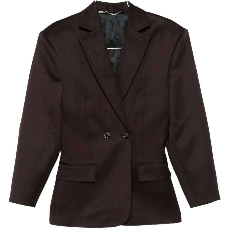 Magda Butrym Übergangsjacke Blazer Burgundy rot