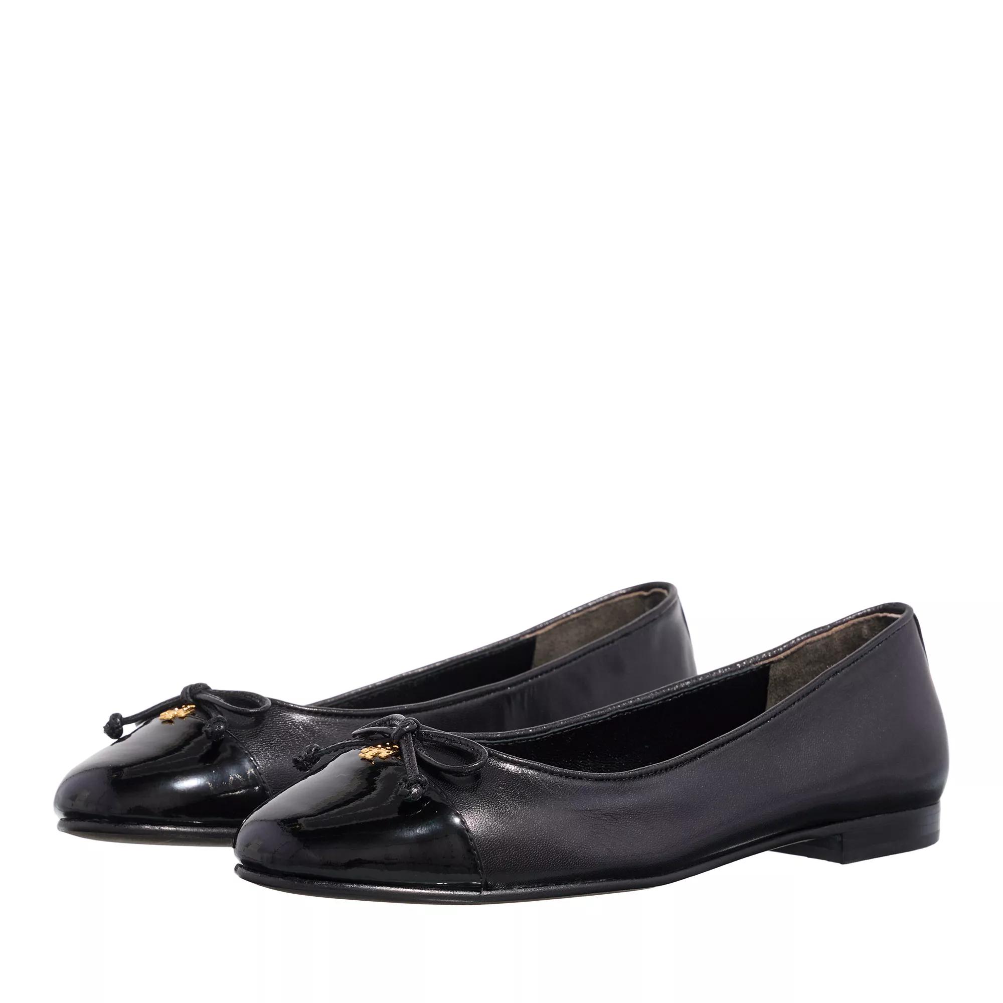 Tory Burch Loafers & Ballerinas - Cap-Toe Ballet - Gr. 39,5 (EU) - in Schwarz - für Damen