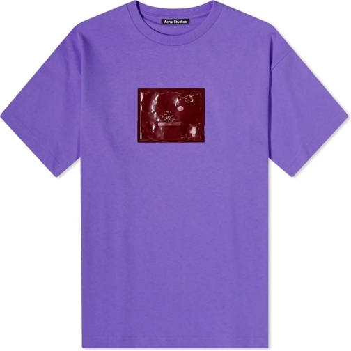 Acne Studios  Exford Inflate Logo T-shirt lila