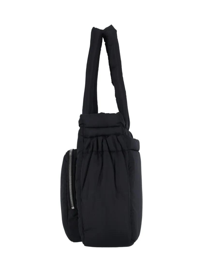 Thumbnail - Marni Shopper & Totes - Quilted Black Tote Bag With Dual Handles - Gr. unisize - in Schwarz - für Damen