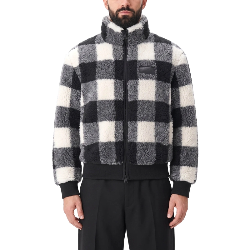 Givenchy Übergangsjacke Jacke aus Teddyfell grau(Image 2)
