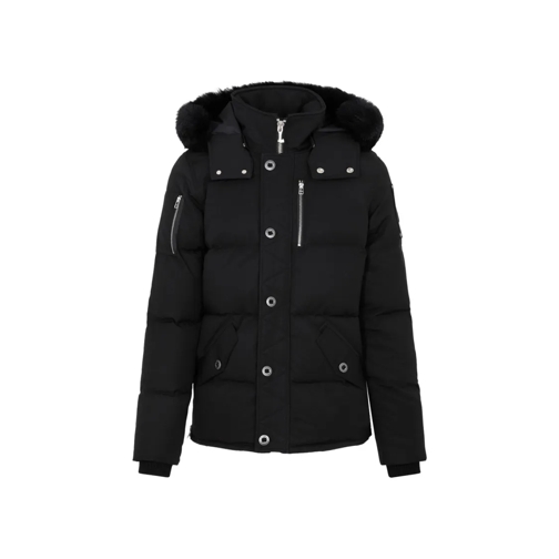 Moose Knuckles Black 3Q Fur Jacket Black Piumini