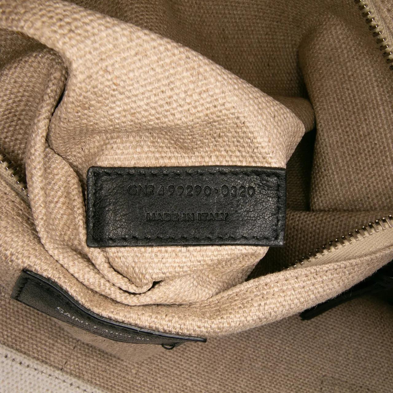 Thumbnail - Saint Laurent Shopper - Canvas Rive Gauche Tote - Gr. unisize - in Braun - für Damen