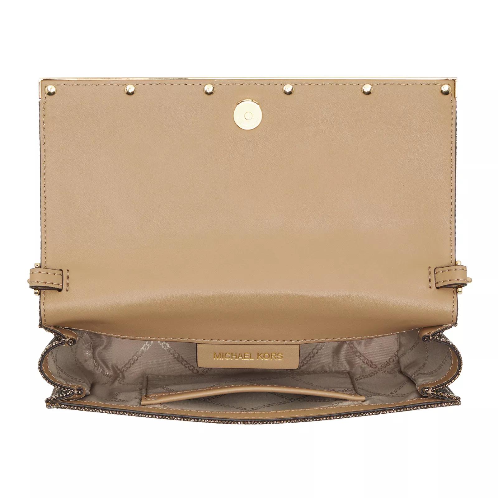 Michael Kors Clutches Mona Large Clutch in goud