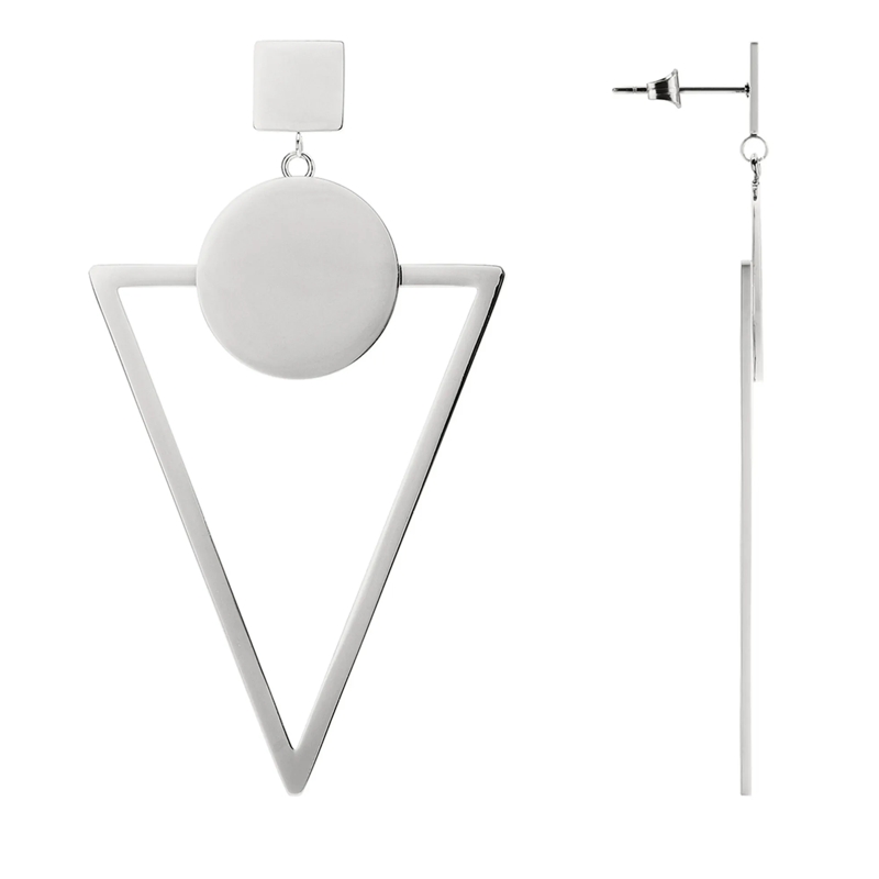 Liebeskind Berlin Ohrstecker Edelstahl The Geometric silber(Image 4)