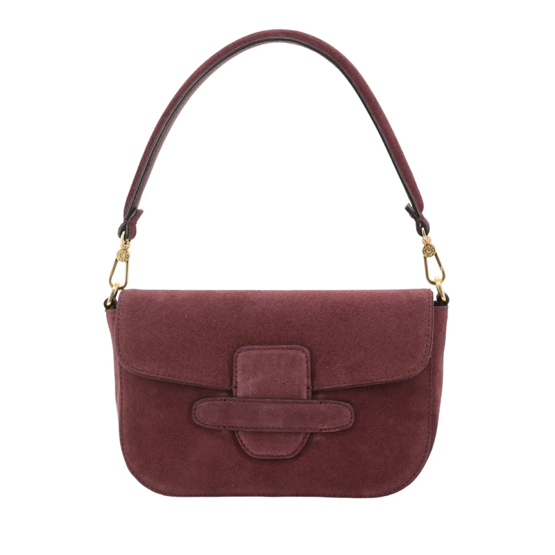 Abro Schultertasche Schultertasche CAMILLA bordeauxrot