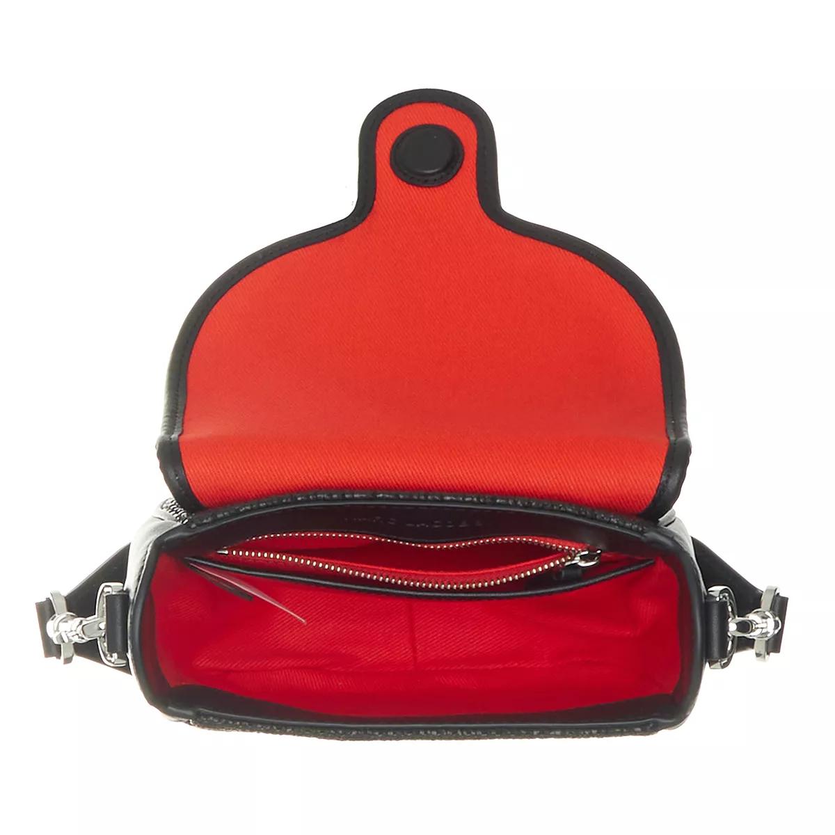 Marc Jacobs Crossbody bags Woven Covered J Marc in zwart