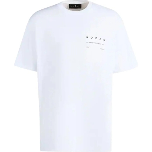 Hogan Chemisiers T-shirts And Polos White weiß