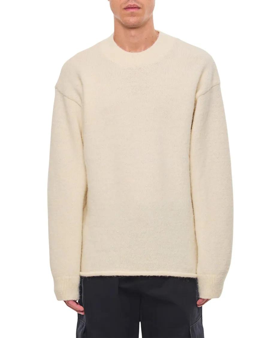 Jacquemus - Le Pull Jacquemus Crewneck Sweater - Größe S - weiß