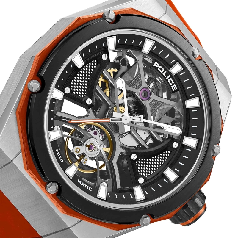 Police Automatikuhr Automatikuhr Dayton orange(Image 3)