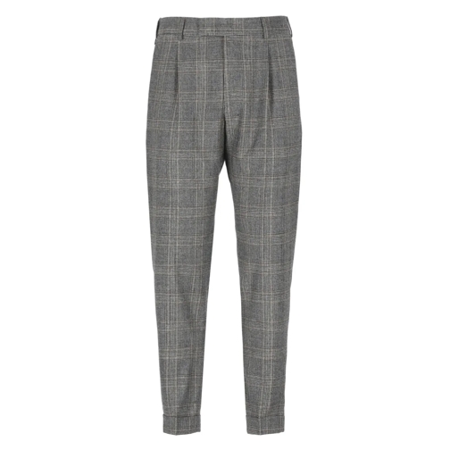 Pt Torino  Virgin Wool Trousers Grey