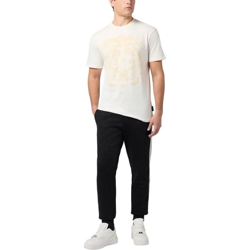 Philipp Plein T-Shirt Printed Round Neck T-Shirt Dragon weiss(Image 4)