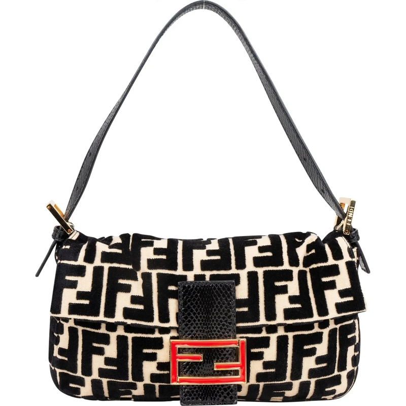 Fendi Schultertasche Fendi Limited Exotic Edition Baguette Handbag mehrfarbig