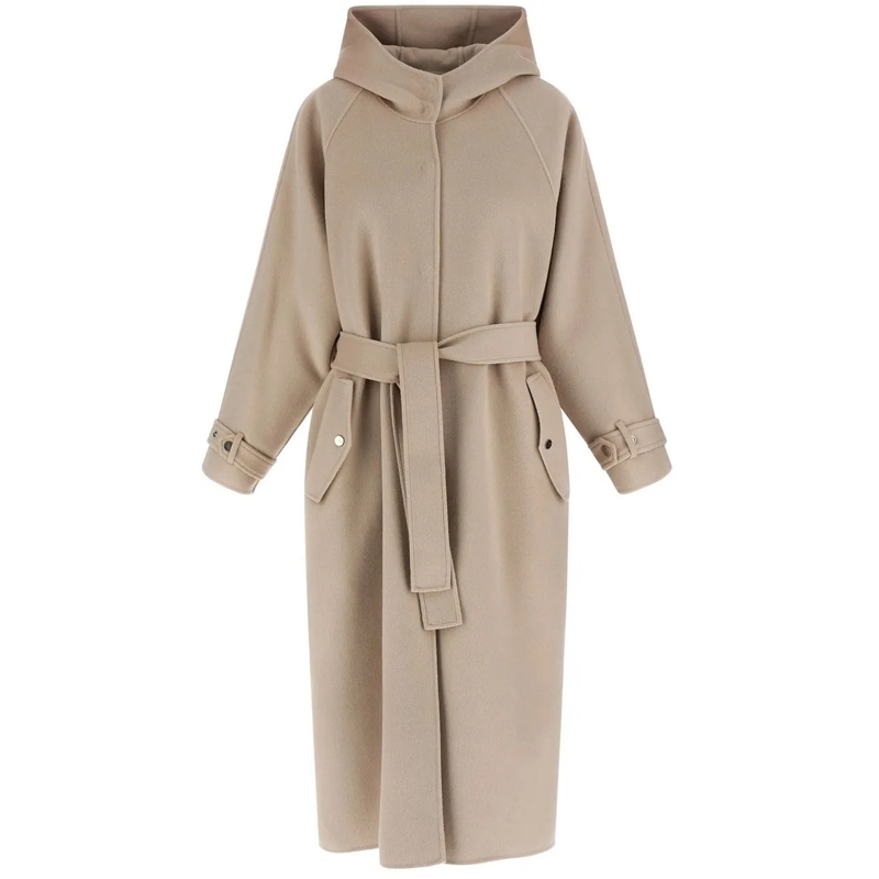 Pinko Trenchcoat 'Cartoccio' Coat Neutrals