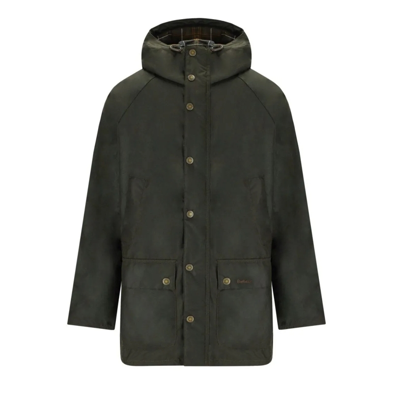 Barbour Parka BARBOUR BEDALE WAX OLIVE PARKA grün