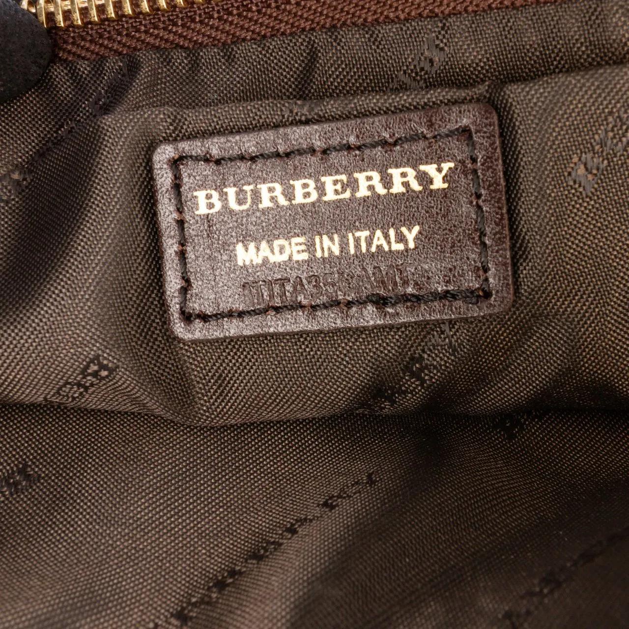 Thumbnail - Burberry Clutches - 2000-2017 Haymarket Check Coated Canvas Adeline Fo - Gr. unisize - in Braun - für Damen