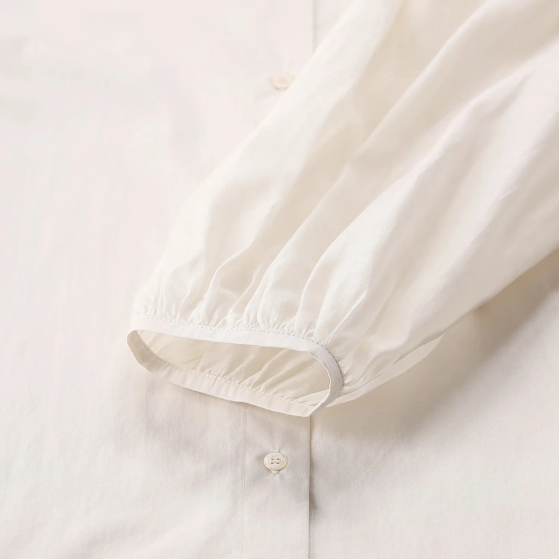 Peserico Robe longue Blusenkleid in Midi-Länge beige(Image 4)