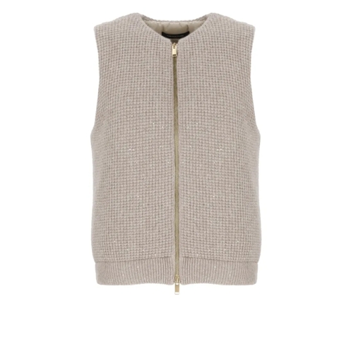 Fabiana Filippi Trui Grey Wool Gilet Grey