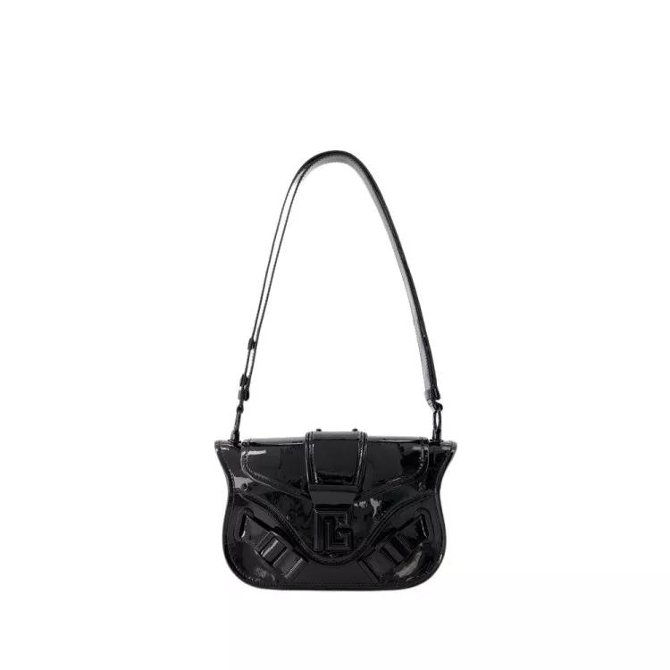 Balmain Shopper - Blaze Shoulder Bag - Leather - Black - Gr. unisize - in Schwarz - für Damen