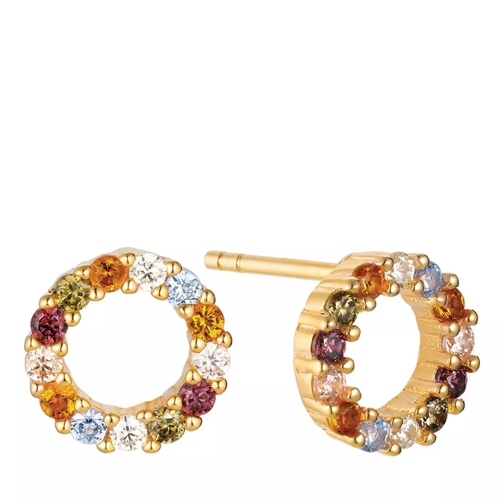 Sif Jakobs Jewellery Bella Uno Piccolo Earrings Gold Plated Orecchini a bottone