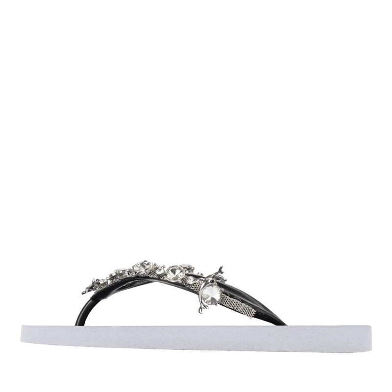 UZURII Flip Flops Zehentrenner Chrystal Dolphin weiss(Image 2)