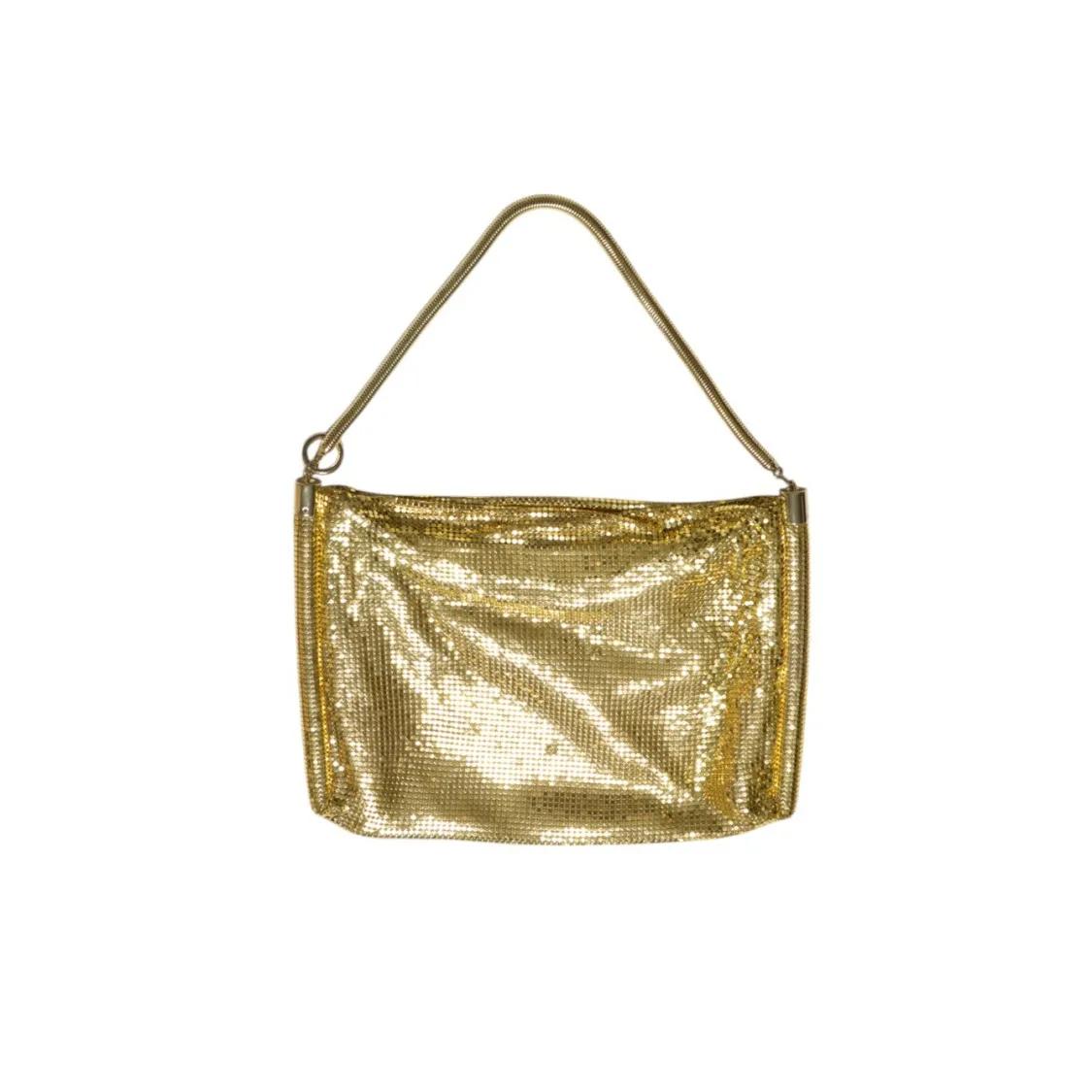 Paco Rabanne Crossbody bags Chainmail Pocket Handbag In Gold Mesh in bruin