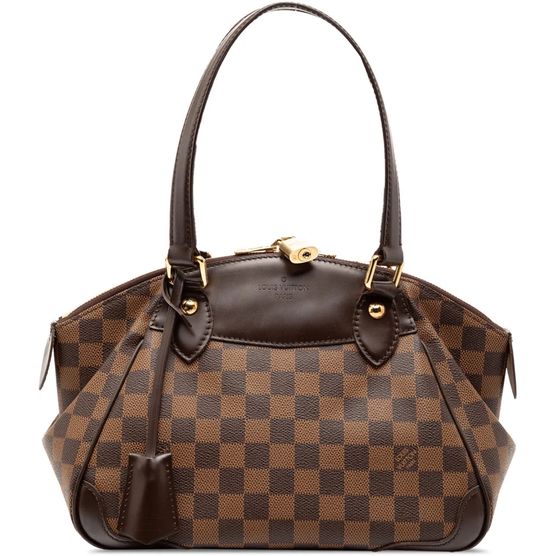 Louis Vuitton Schultertasche Damier Ebene Verona PM braun