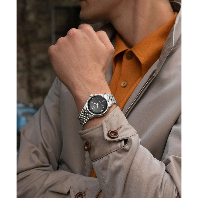 Timex Automatikuhr Mechanische Automatikuhr Marlin Automatic silber(Image 6)