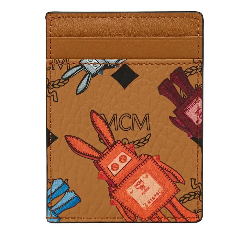 MCM Kartenhalter Aren Visetos Card Case Mni Co Cognac(Image 3)