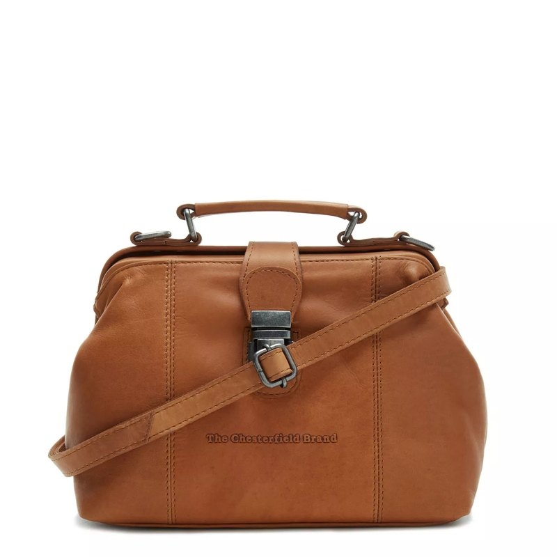 The Chesterfield Brand Bowling Bag Rachael Handtasche Kognak