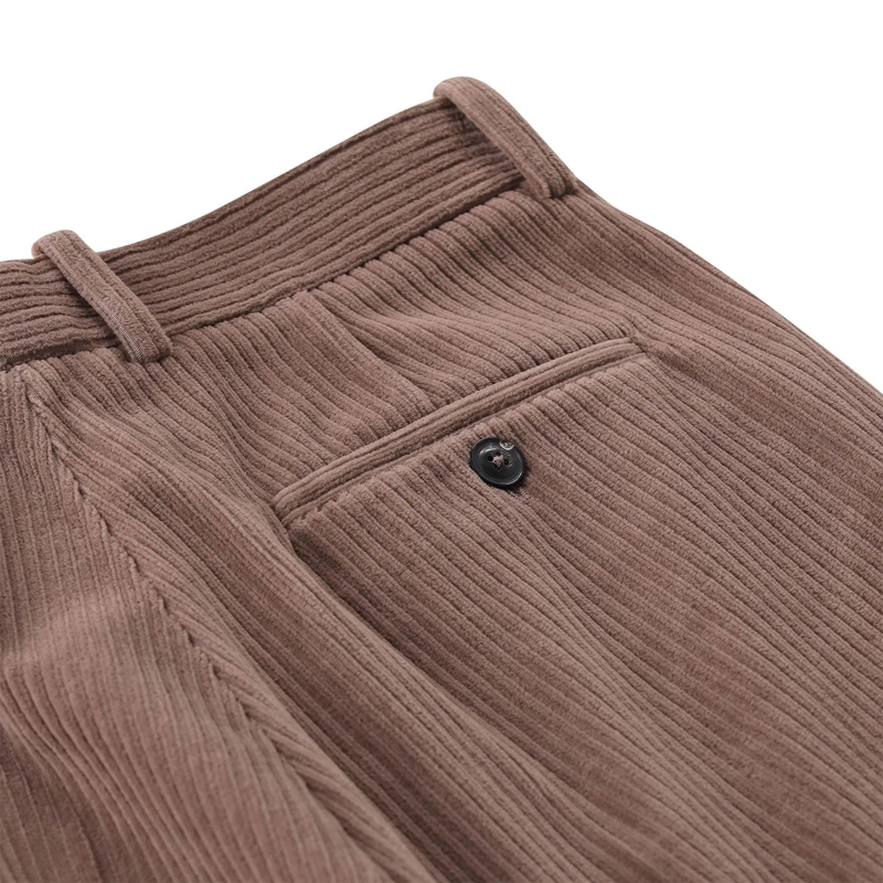 fashion Pantalon en velours côtelé Cordhose aus Baumwoll-Mix braun(Image 4)