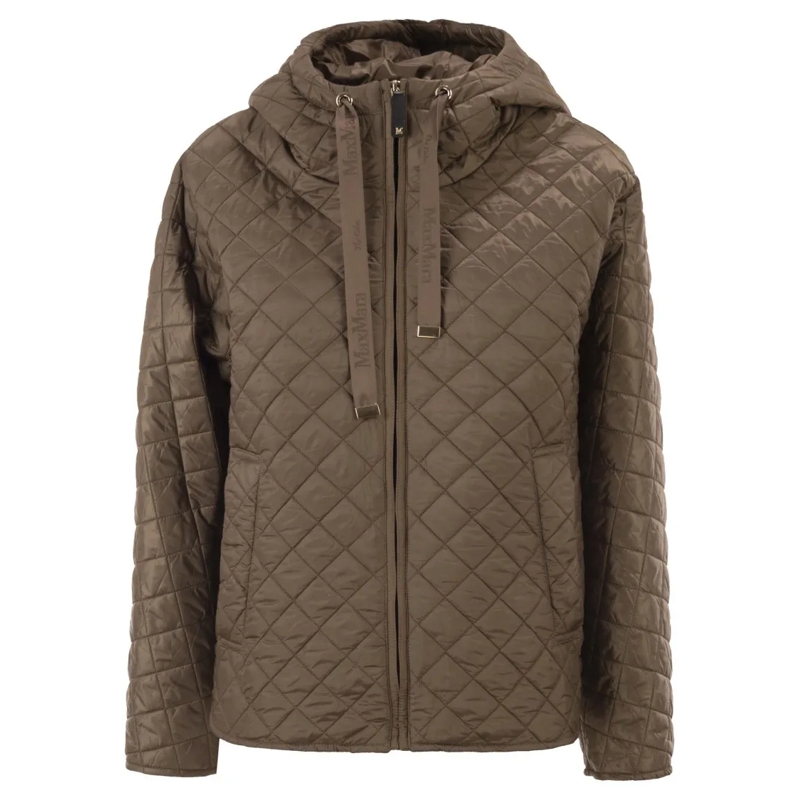 Max Mara  Mtcgiorno - Quilted Padded Jacket In Water-Repelle Grey