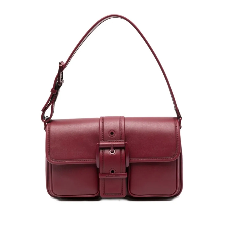 MICHAEL Michael Kors Sac à bandoulière Rectangular Burgundy Leather Shoulder Bag Red