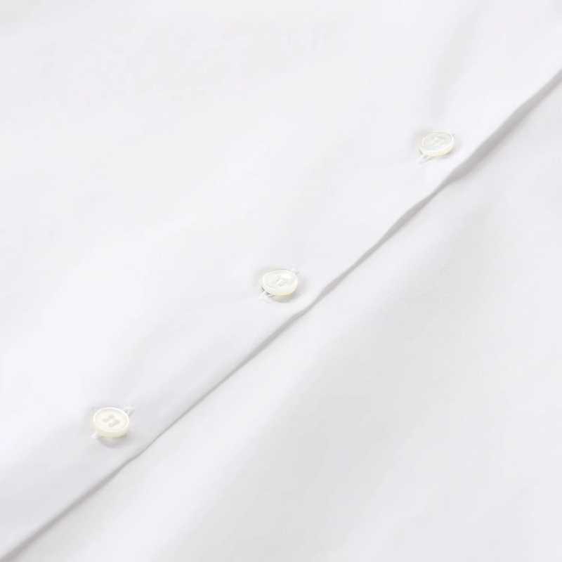 Blooming Bluse Hemdbluse Loreto aus Baumwolle weiß(Image 3)