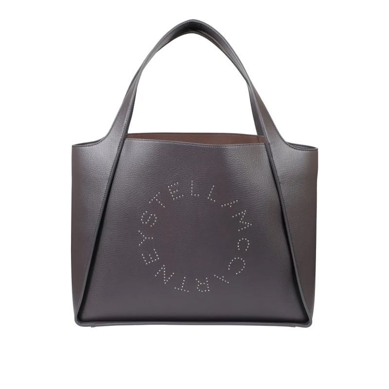 Stella McCartney Fourre-tout Structured Grey Tote Bag Grey