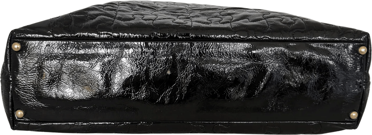 Thumbnail - Chanel Shopper - Chanel Puzzle Quilted Patent Tote Bag Black / very - Gr. unisize - in Schwarz - für Damen