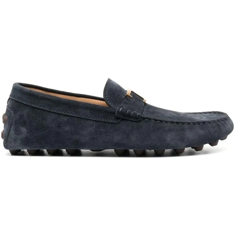 Tod's Mocassin Heren Timeless Gommino Bubble Blauw blau