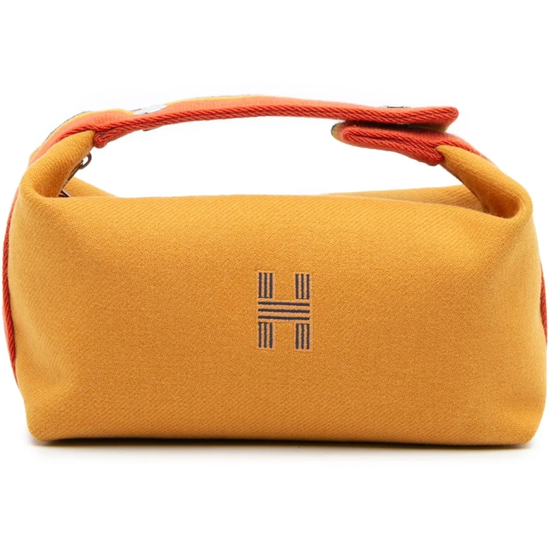 Hermès Nécessaire Small Wool Bride A Brac Rocabar Case gelb